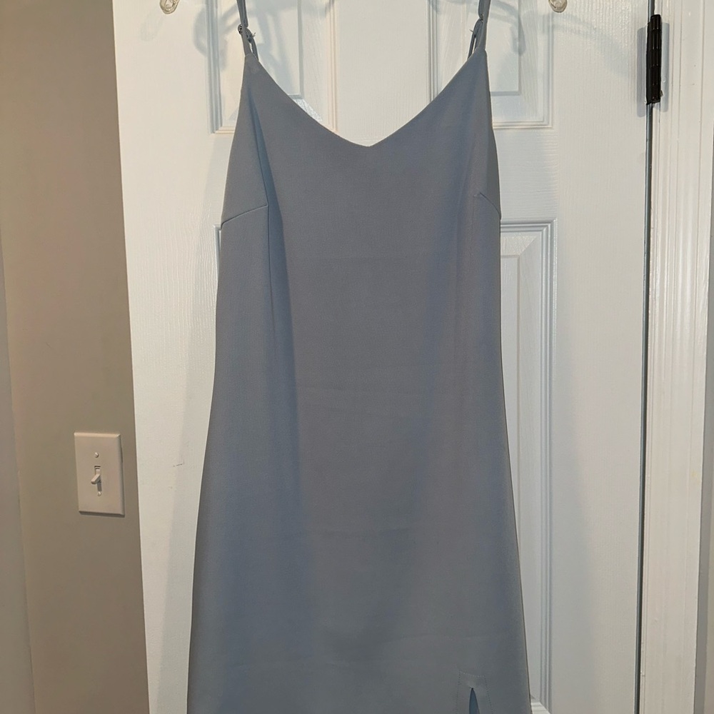 Blue cocktail dress